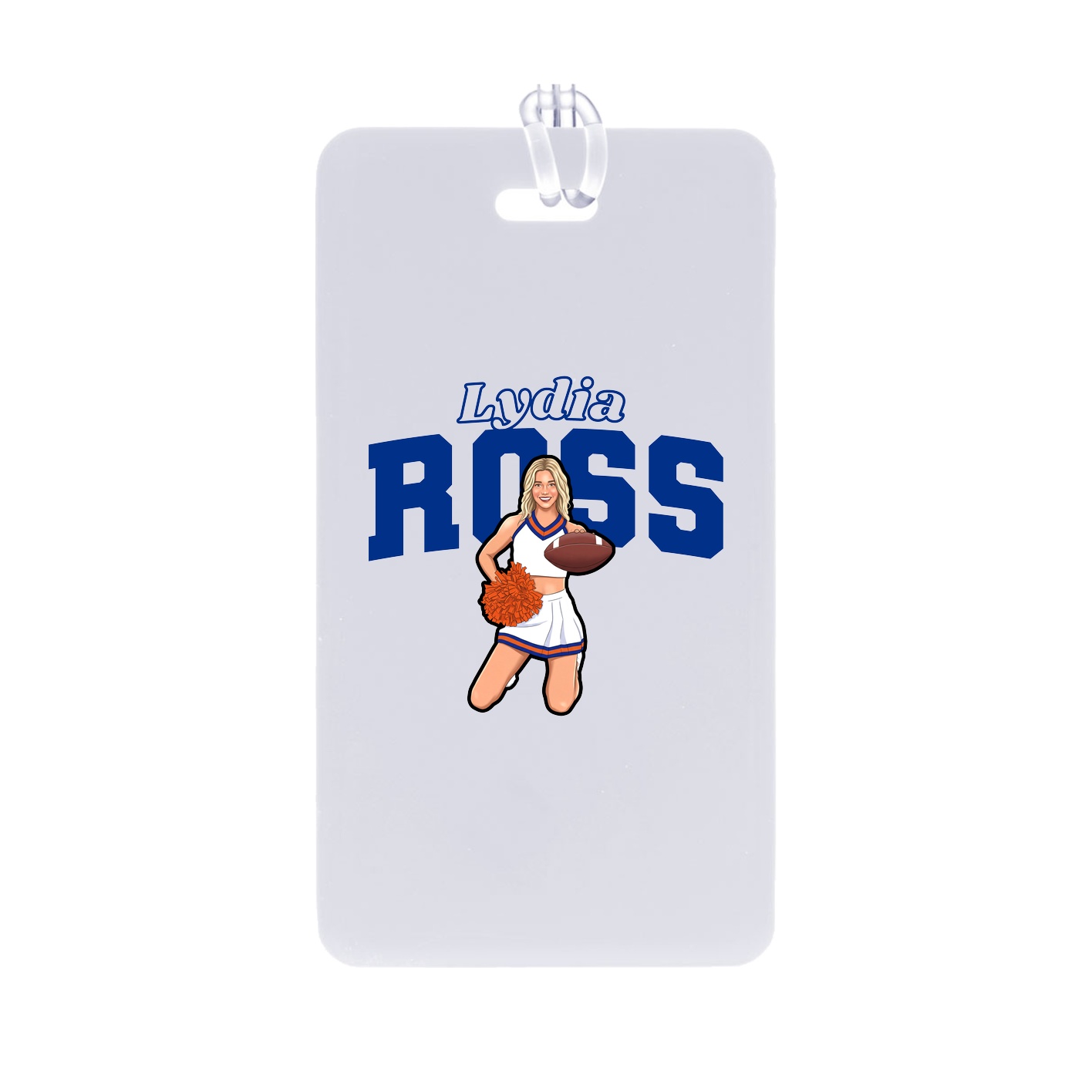 Bag Tag — Name Arch in Classic