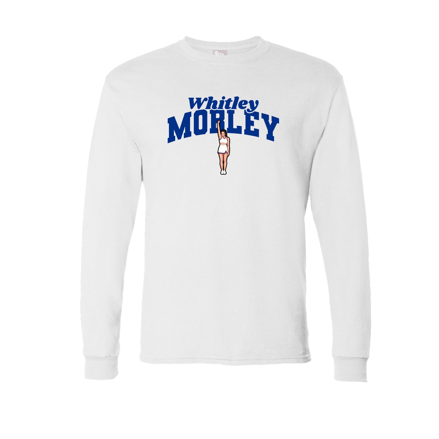 Long Sleeve Tee — Signature Arch in White