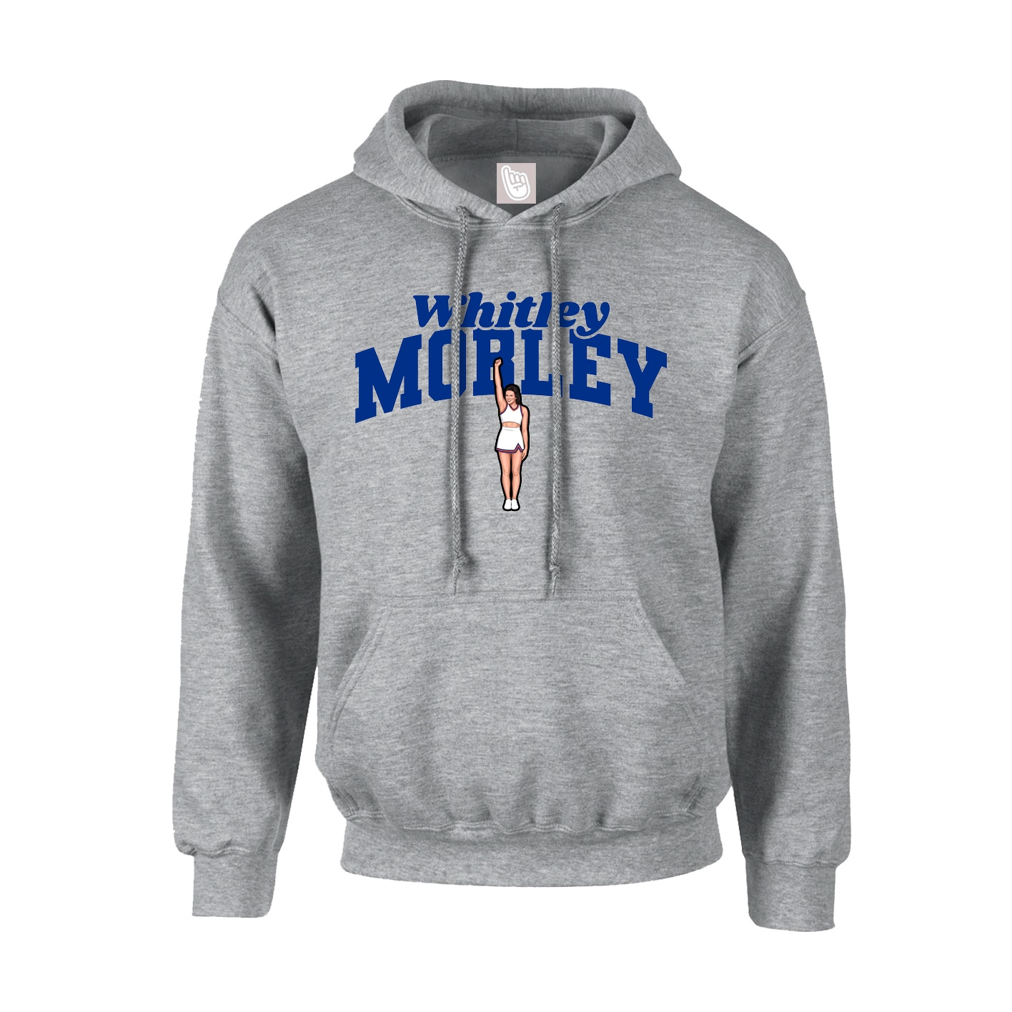 Youth Hoodie — Signature Arch in Grey