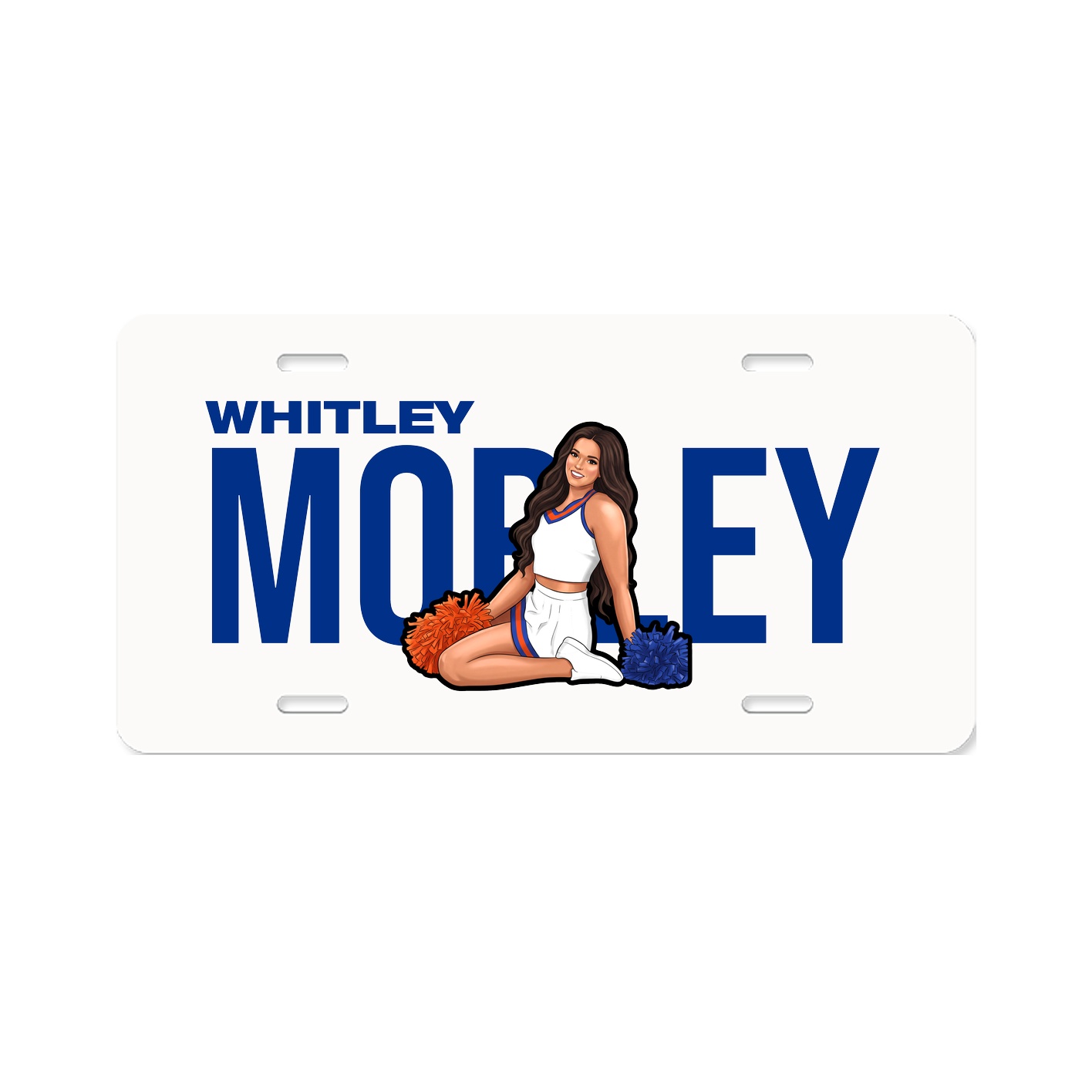 License Plate — Player Name in Classic