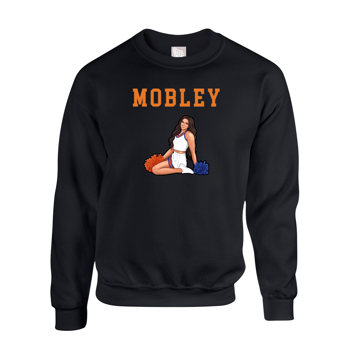 Fleece Crew — Shirsey in Black