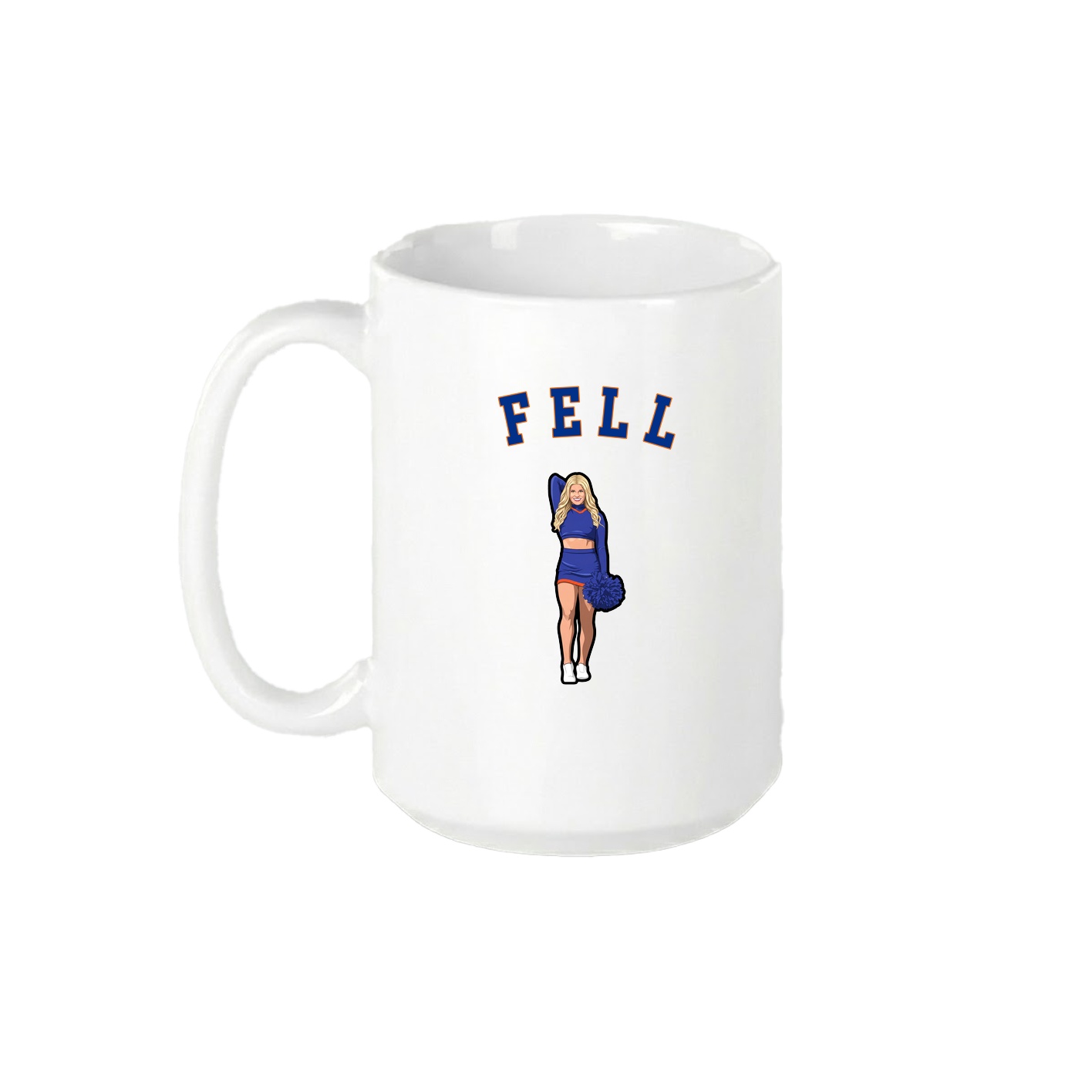 15oz Coffee Mug — Shirsey Arch in White