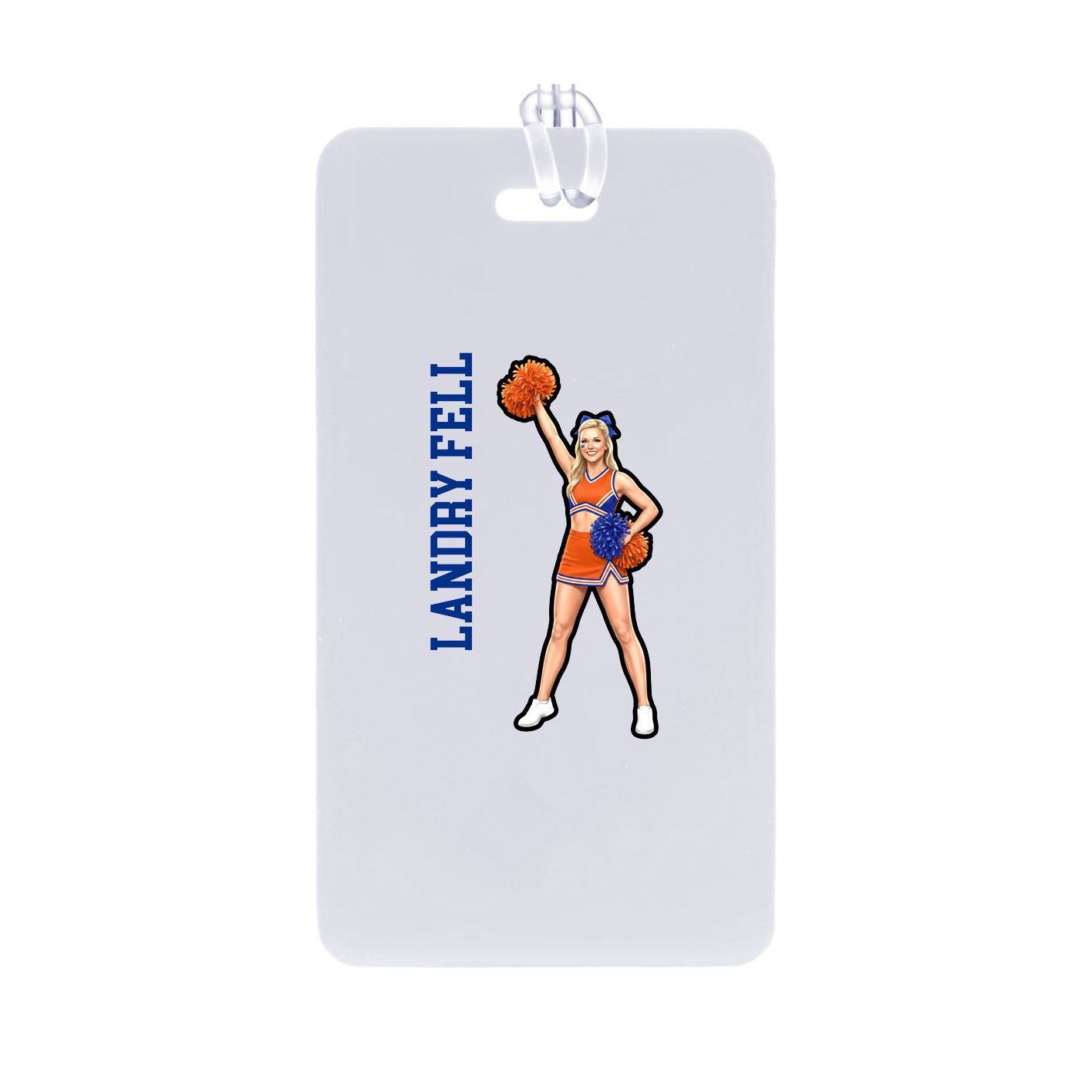 Bag Tag — Name Vertical in Classic