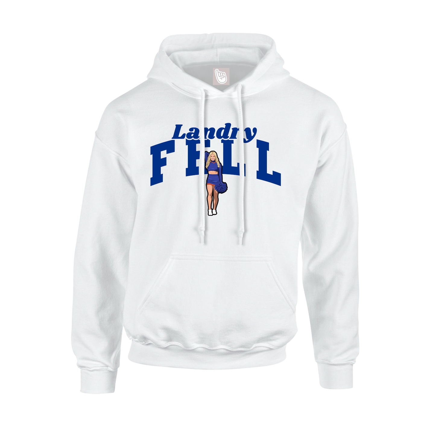 Hoodie — Signature Arch in White