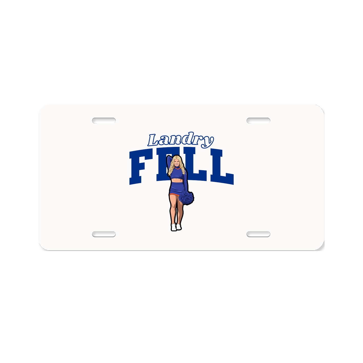 License Plate — Name Arch in Classic