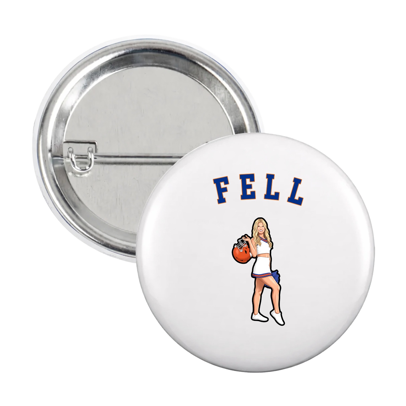 Game Day Button — Shirsey Arch in White
