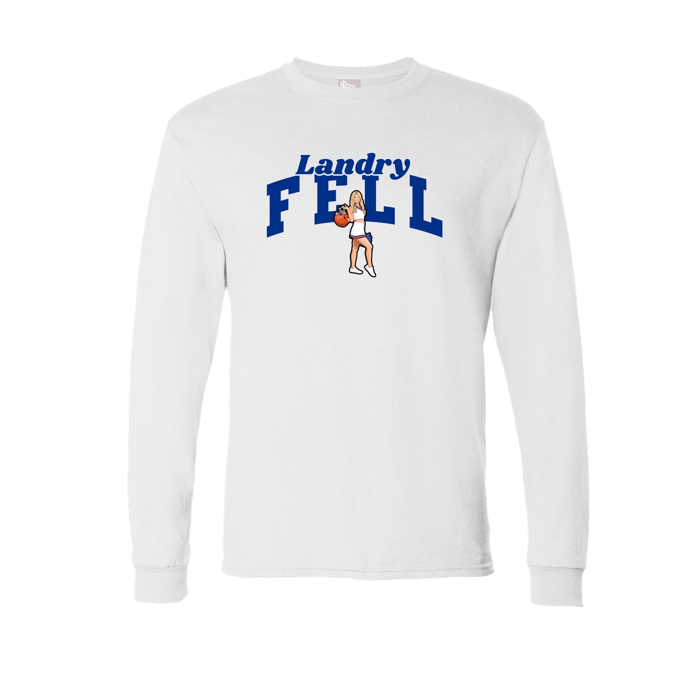 Long Sleeve Tee — Signature Arch in White