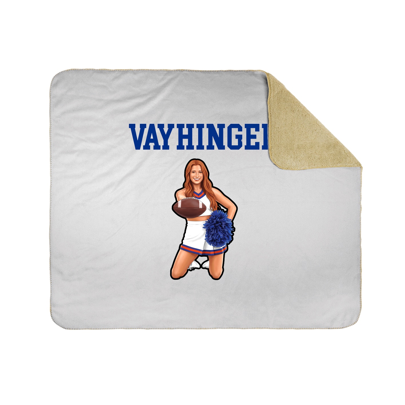 Throw Blanket — Shirsey in White