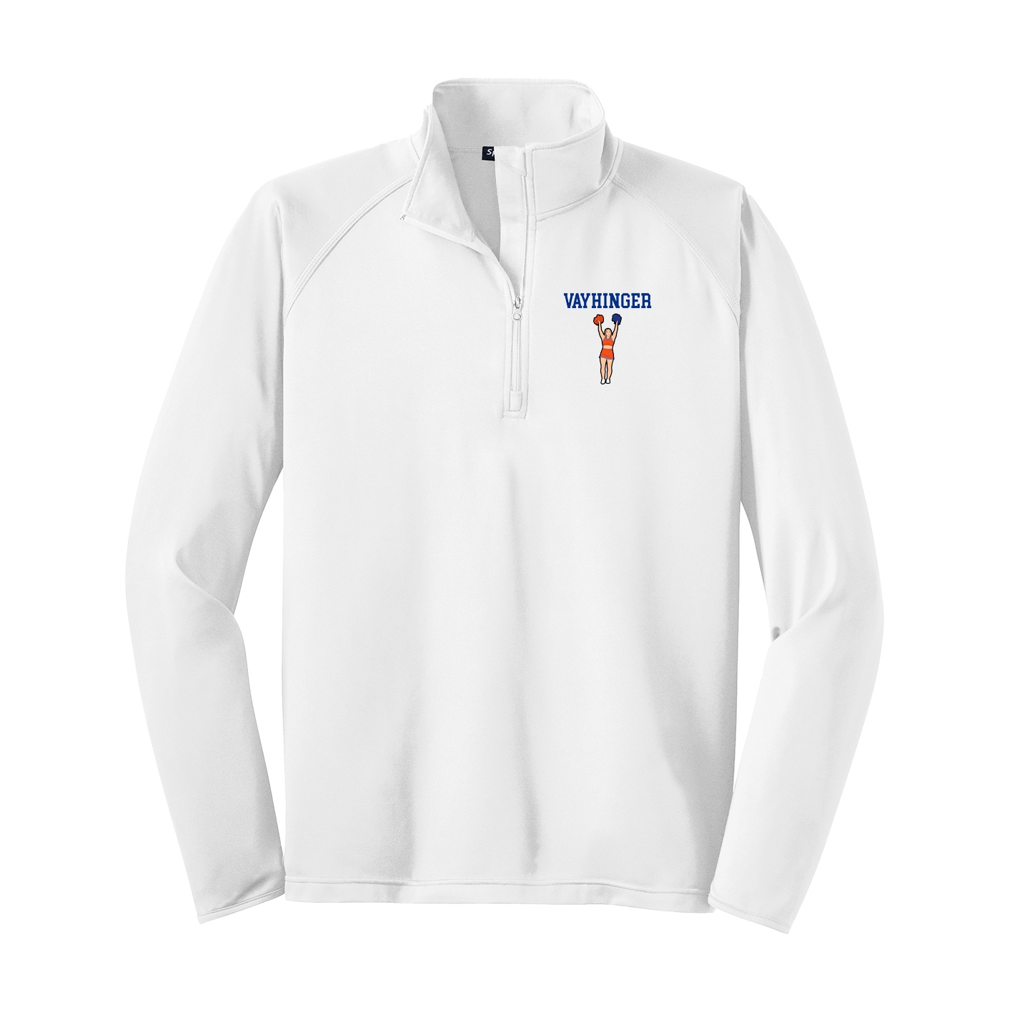Q-Zip Pullover — Shirsey in White