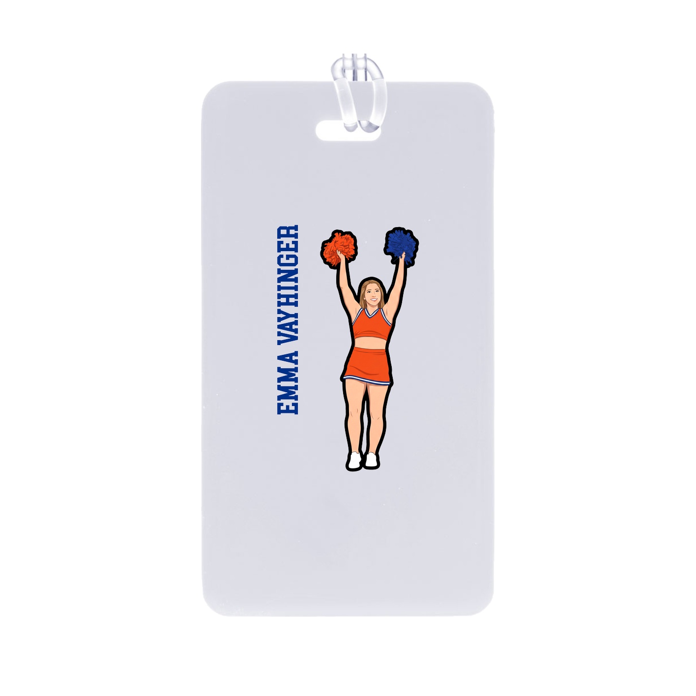 Bag Tag — Name Vertical in Classic