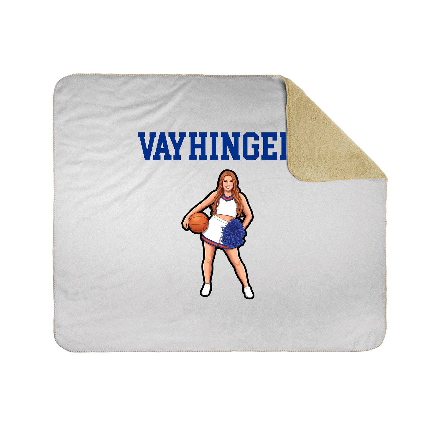 Throw Blanket — Shirsey in White