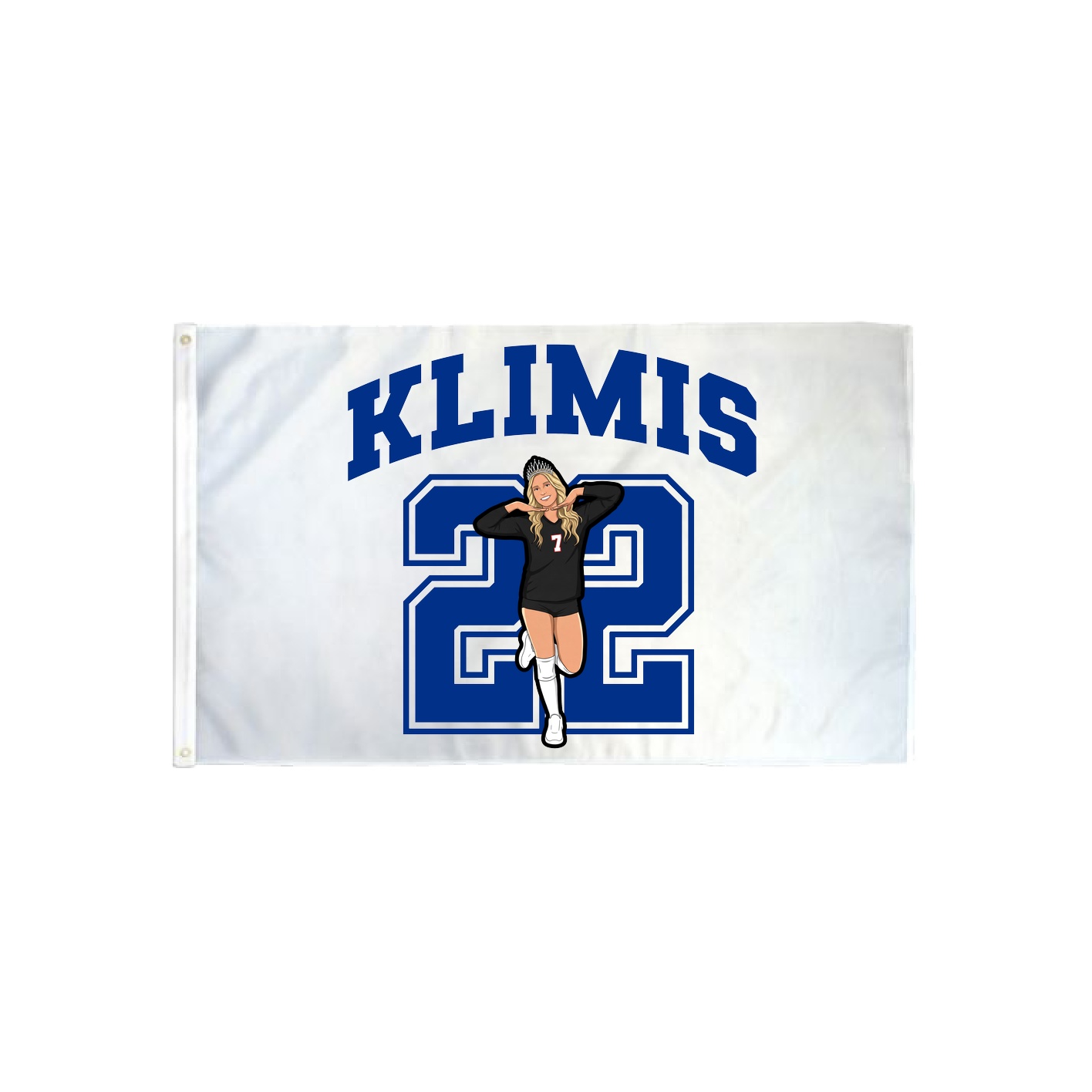3x5 Flag — Number in Classic