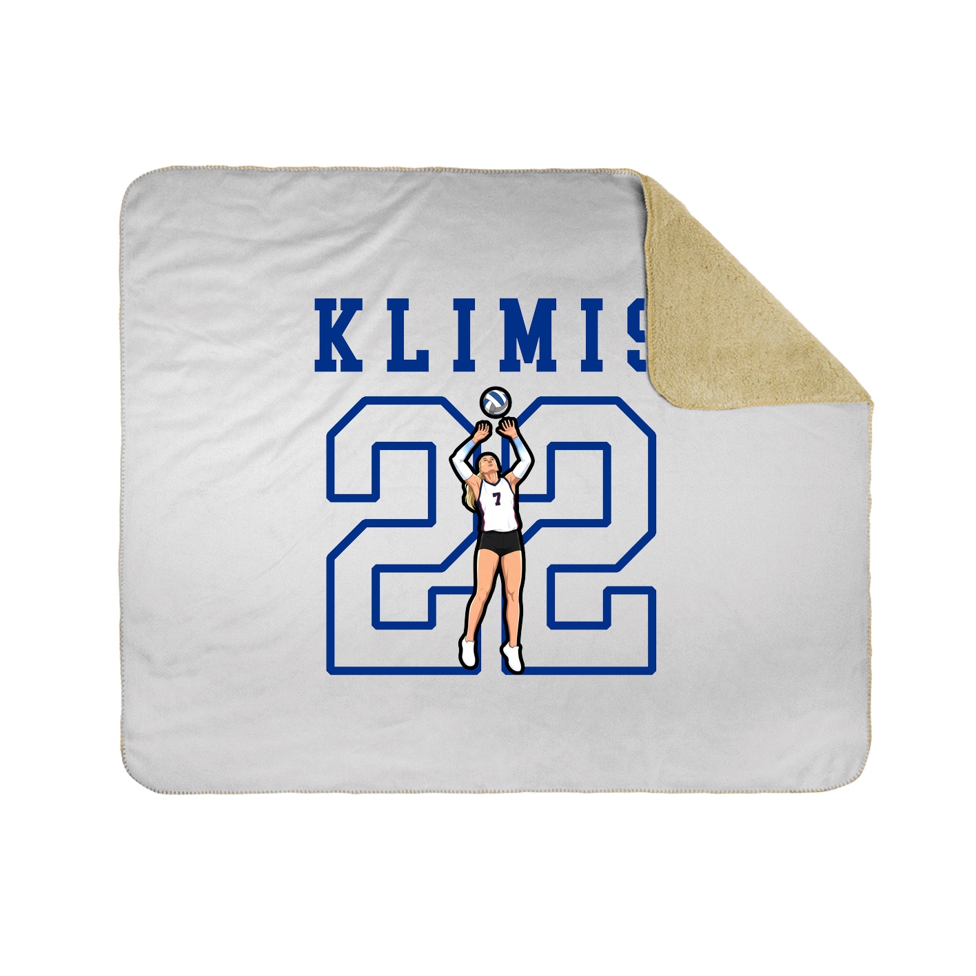 Throw Blanket — Shirsey in White