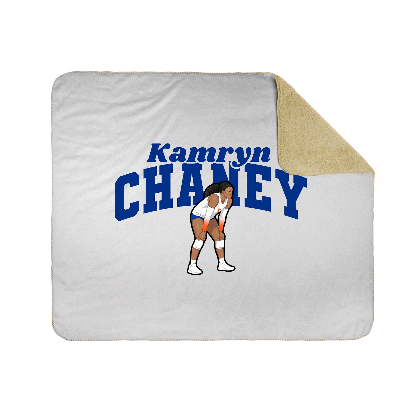 Throw Blanket — Signature Arch in White