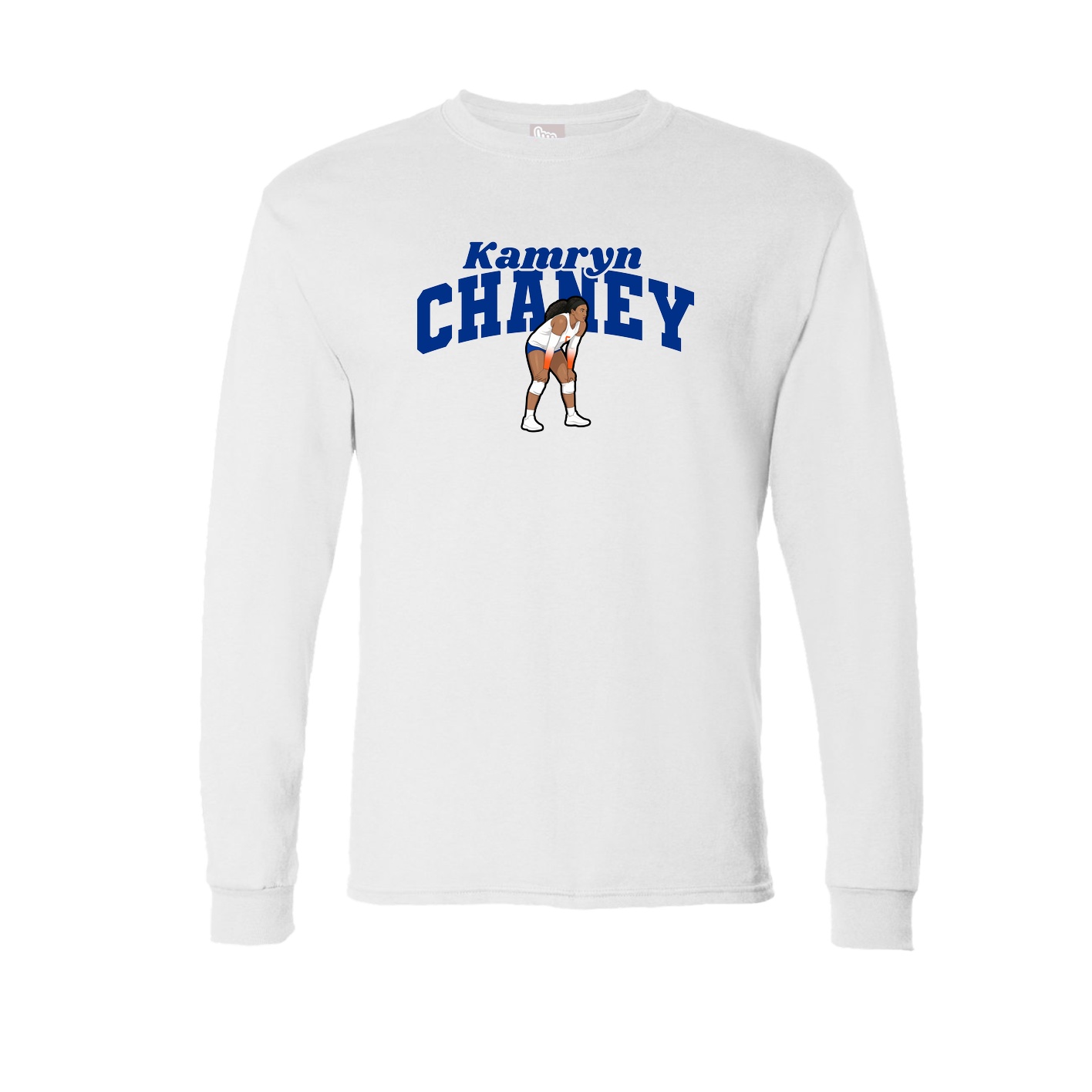 Long Sleeve Tee — Signature Arch in White