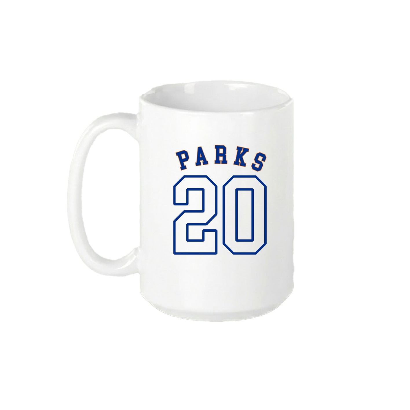 15oz Coffee Mug — Shirsey Arch in White