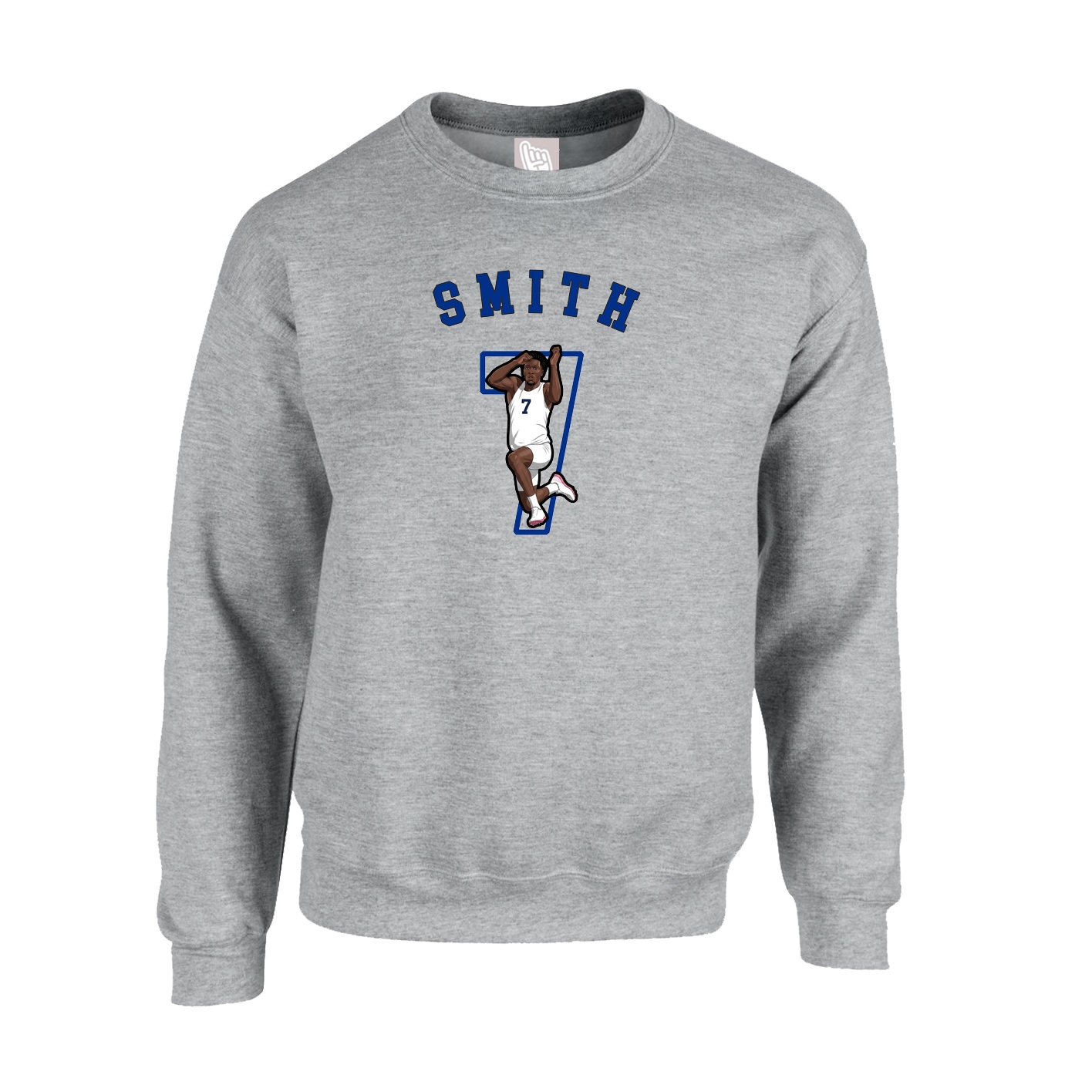 Fleece Crew — Shirsey Arch in Grey