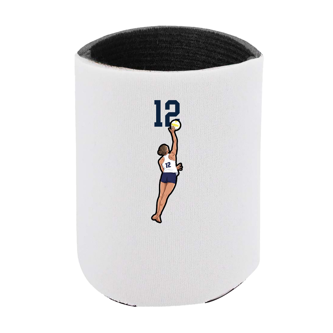 Can Holder — Number Top in White