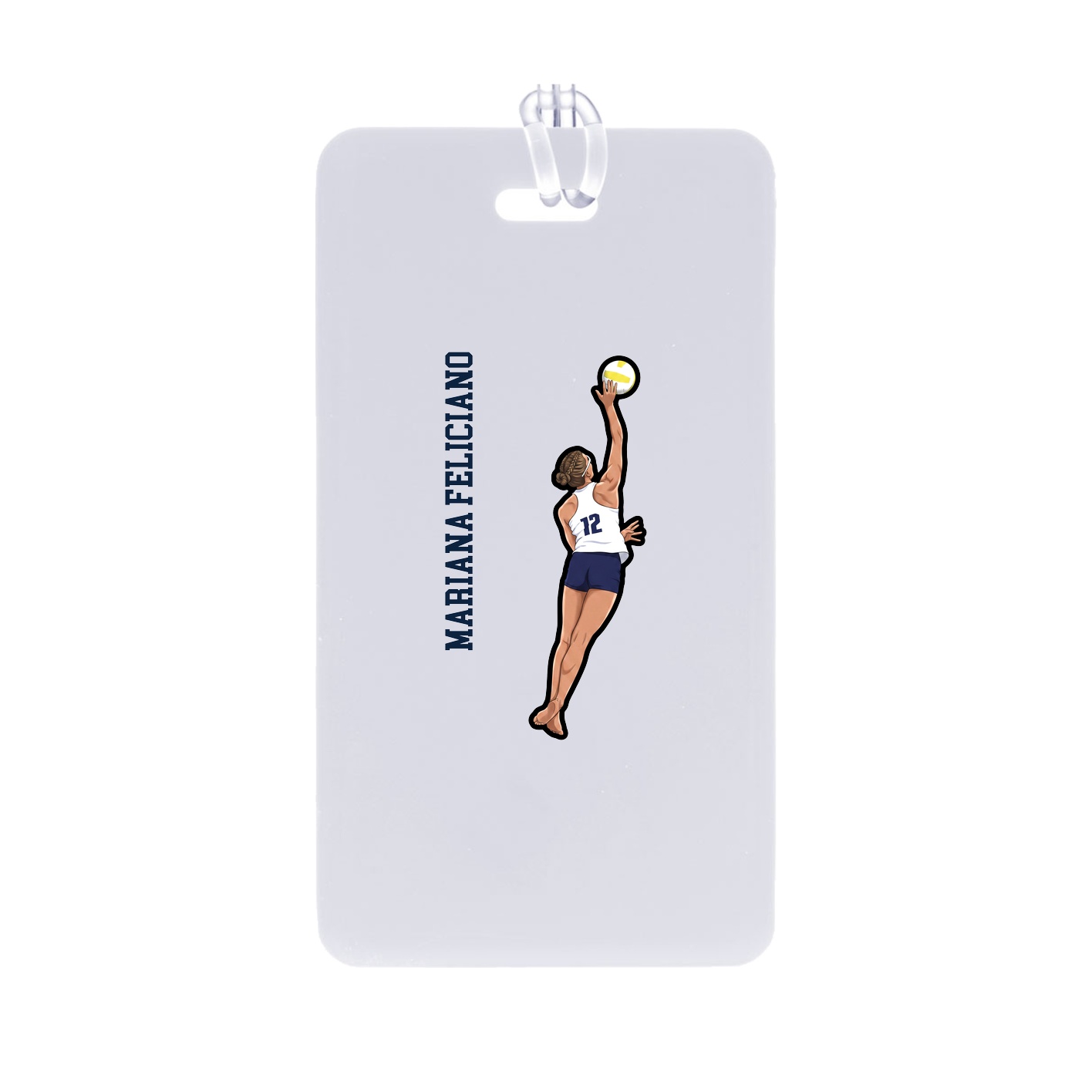 Bag Tag — Name Vertical in Classic