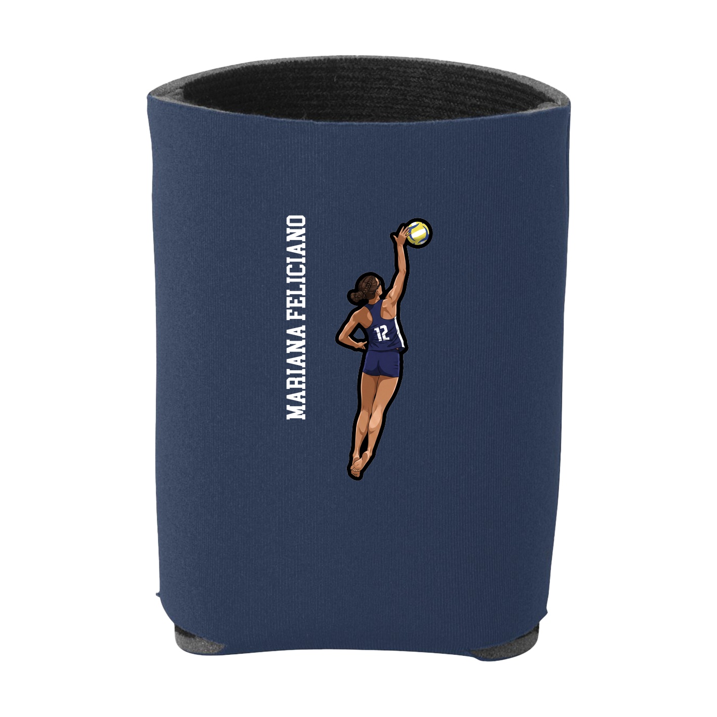 Can Holder — Name Vertical in Navy