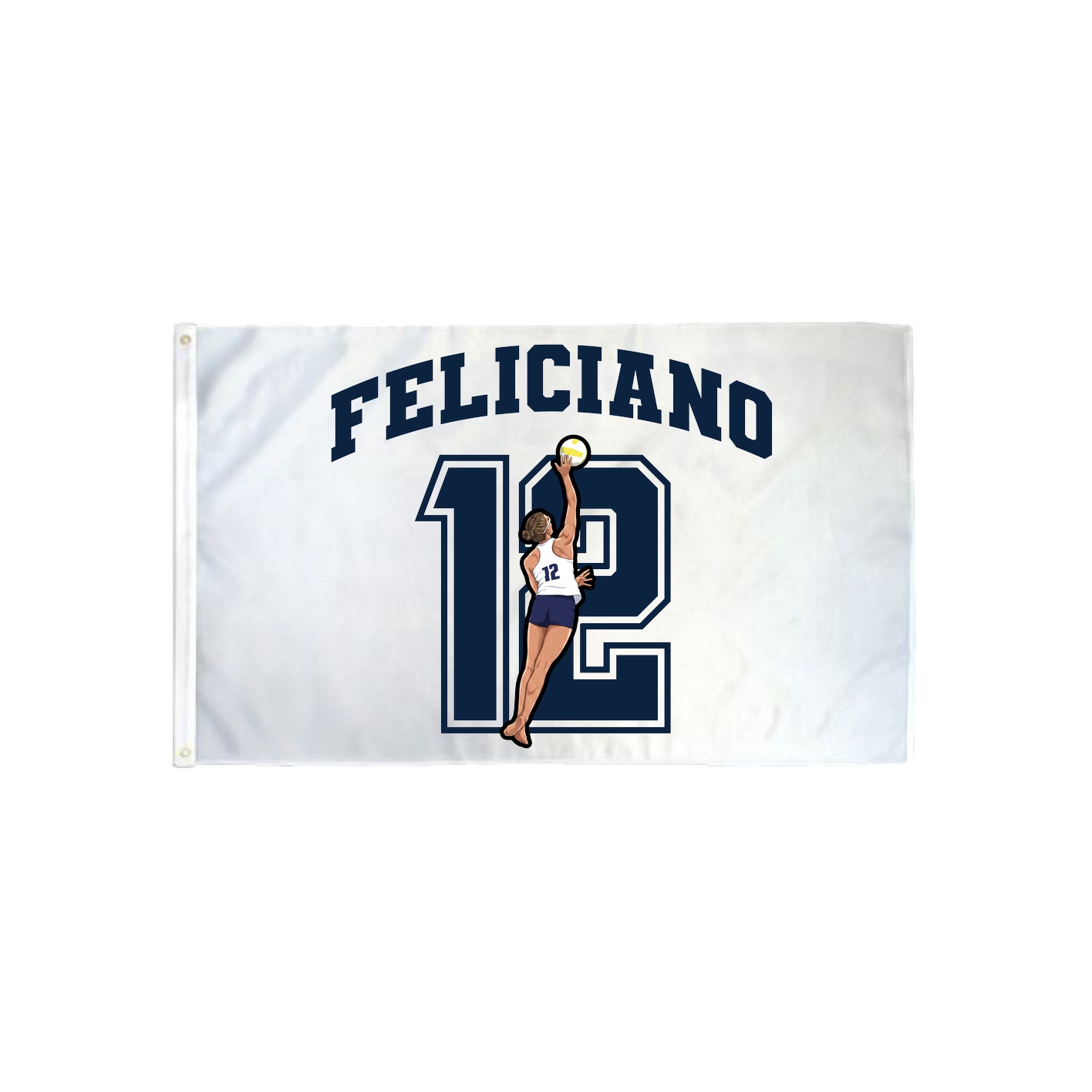 3x5 Flag — Number in Classic