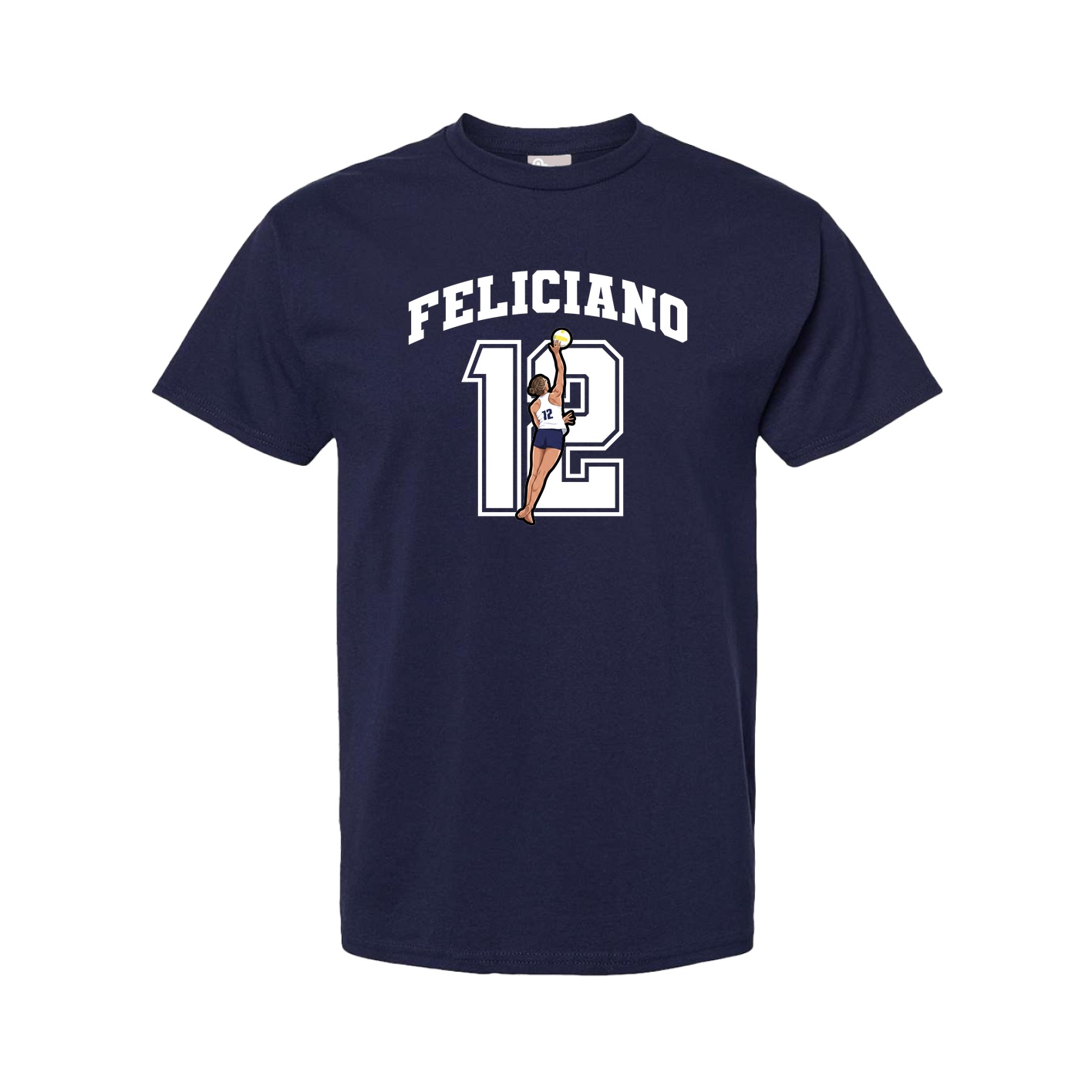 Tee — Number in Navy