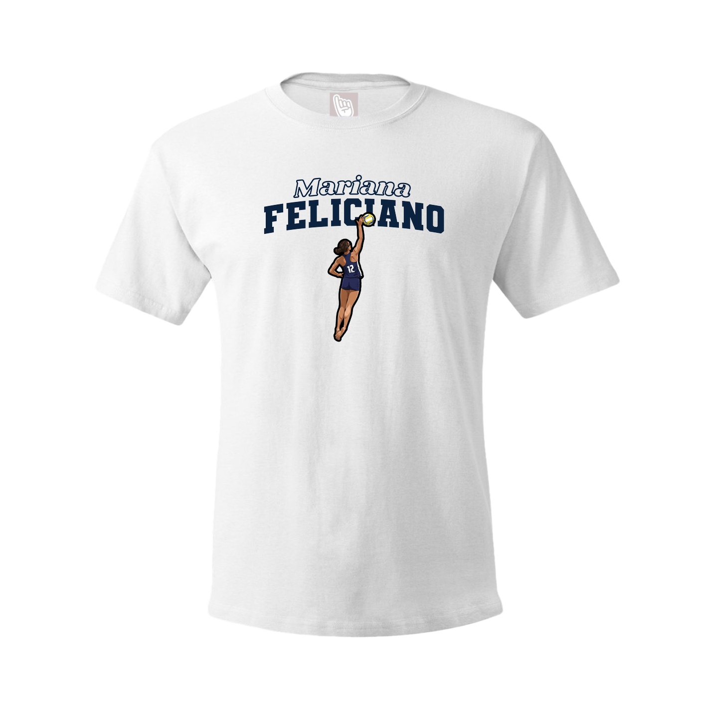 Tee — Name Arch in White