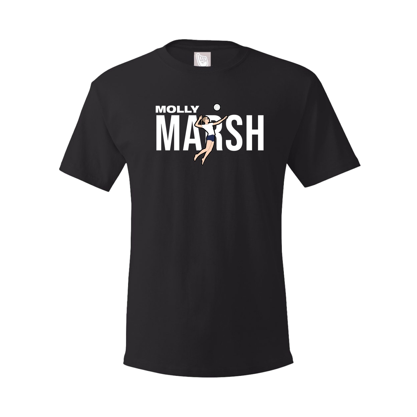 Youth Tee — Player Name in Black