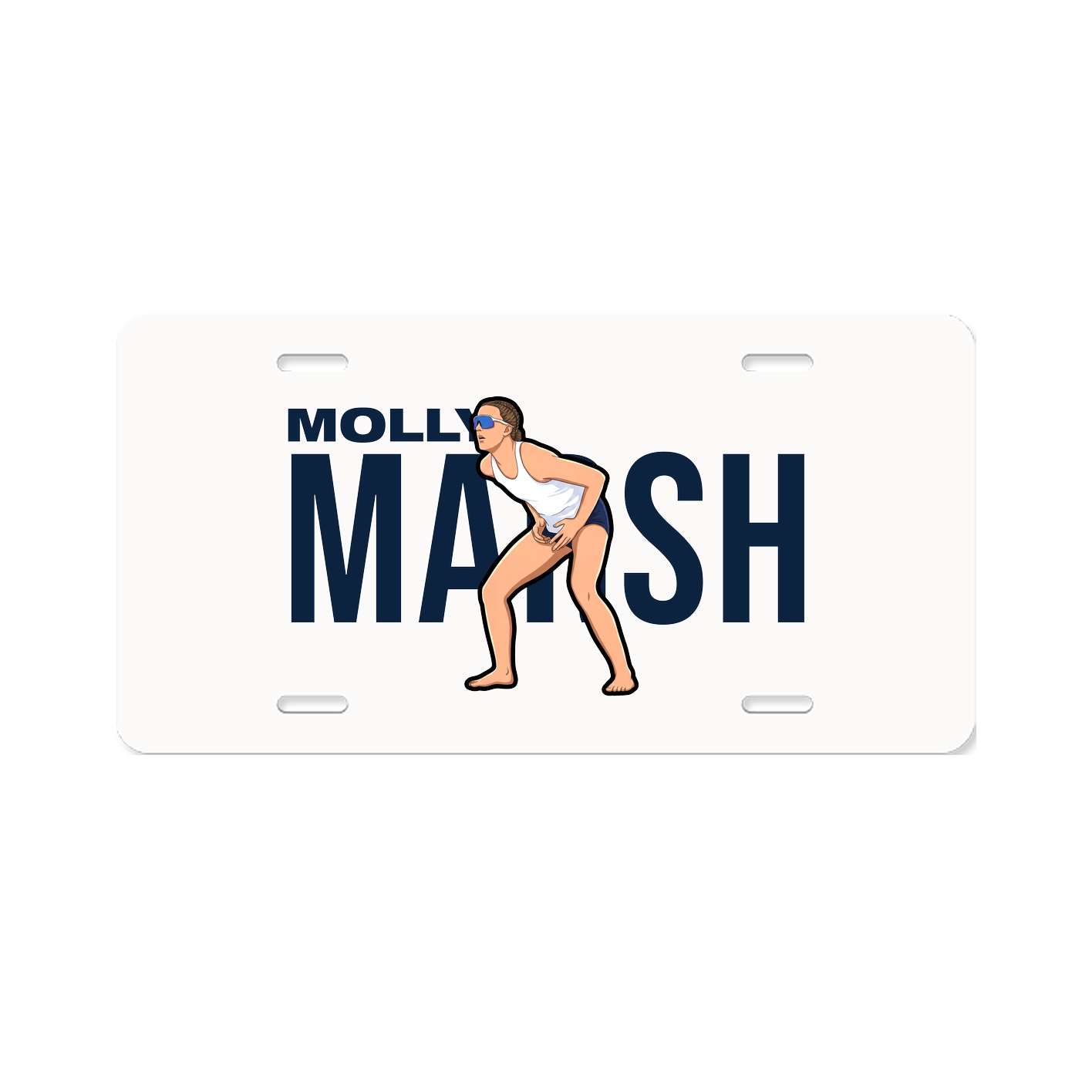 License Plate — Player Name in Classic