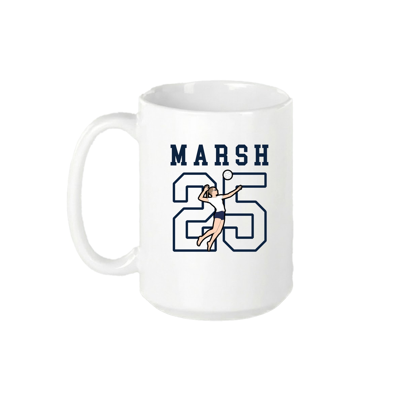 15oz Coffee Mug — Shirsey in White