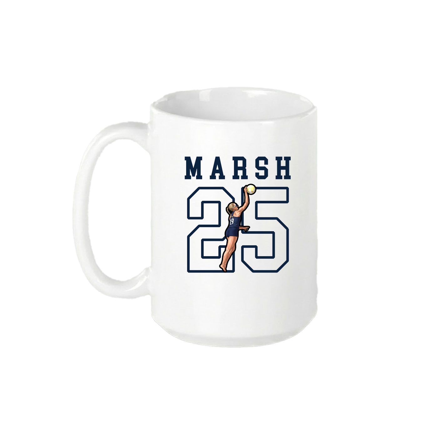 15oz Coffee Mug — Shirsey in White