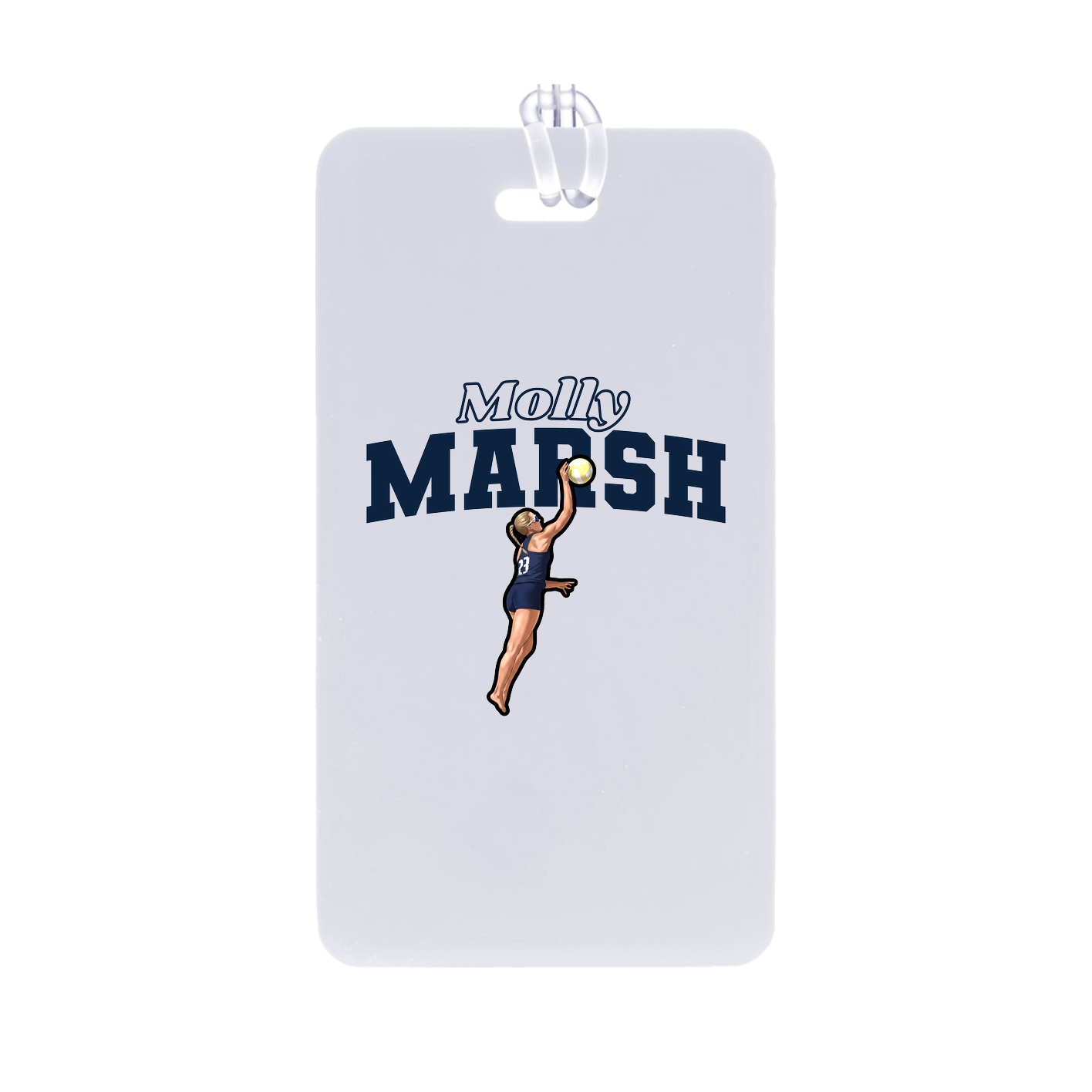 Bag Tag — Name Arch in Classic