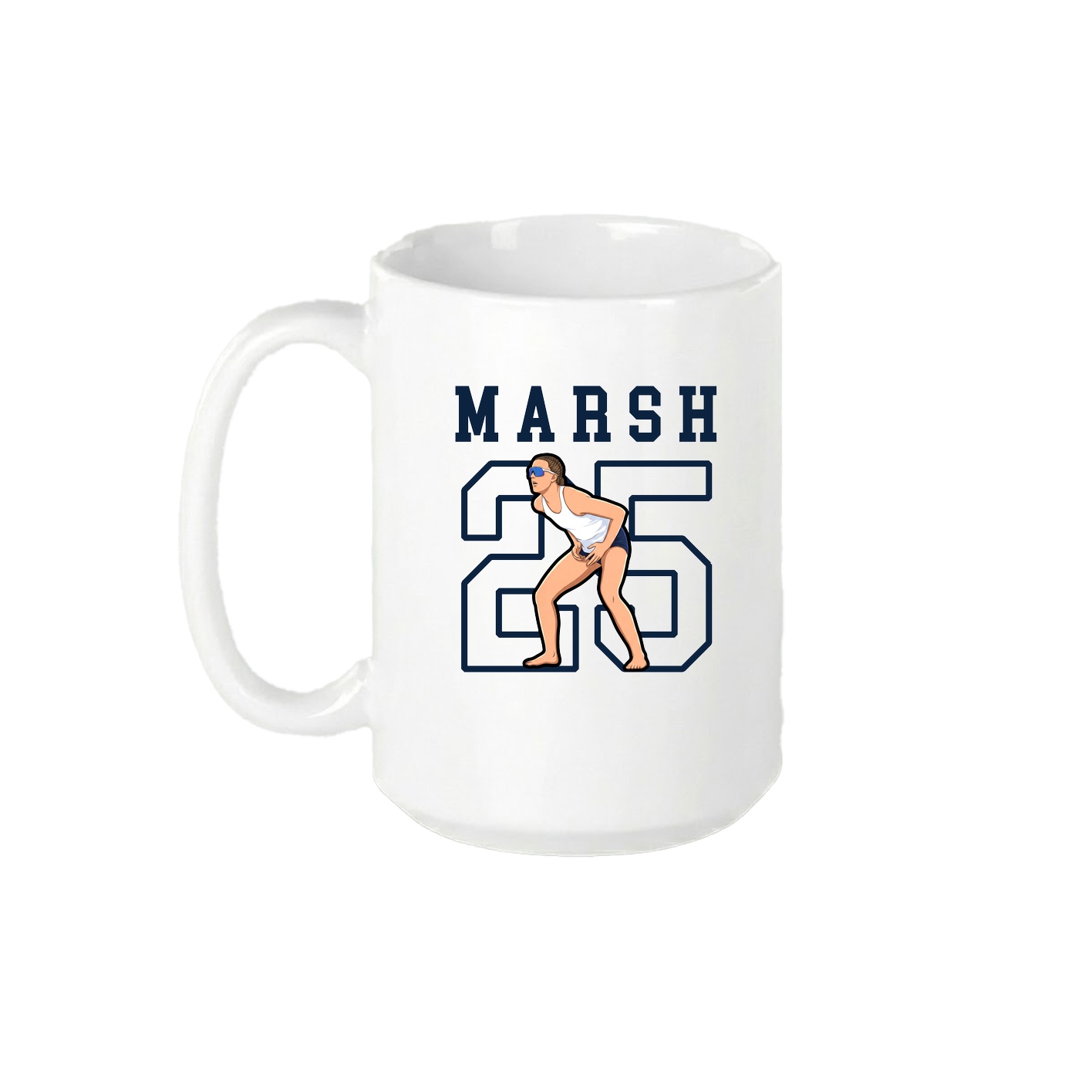 15oz Coffee Mug — Shirsey in White