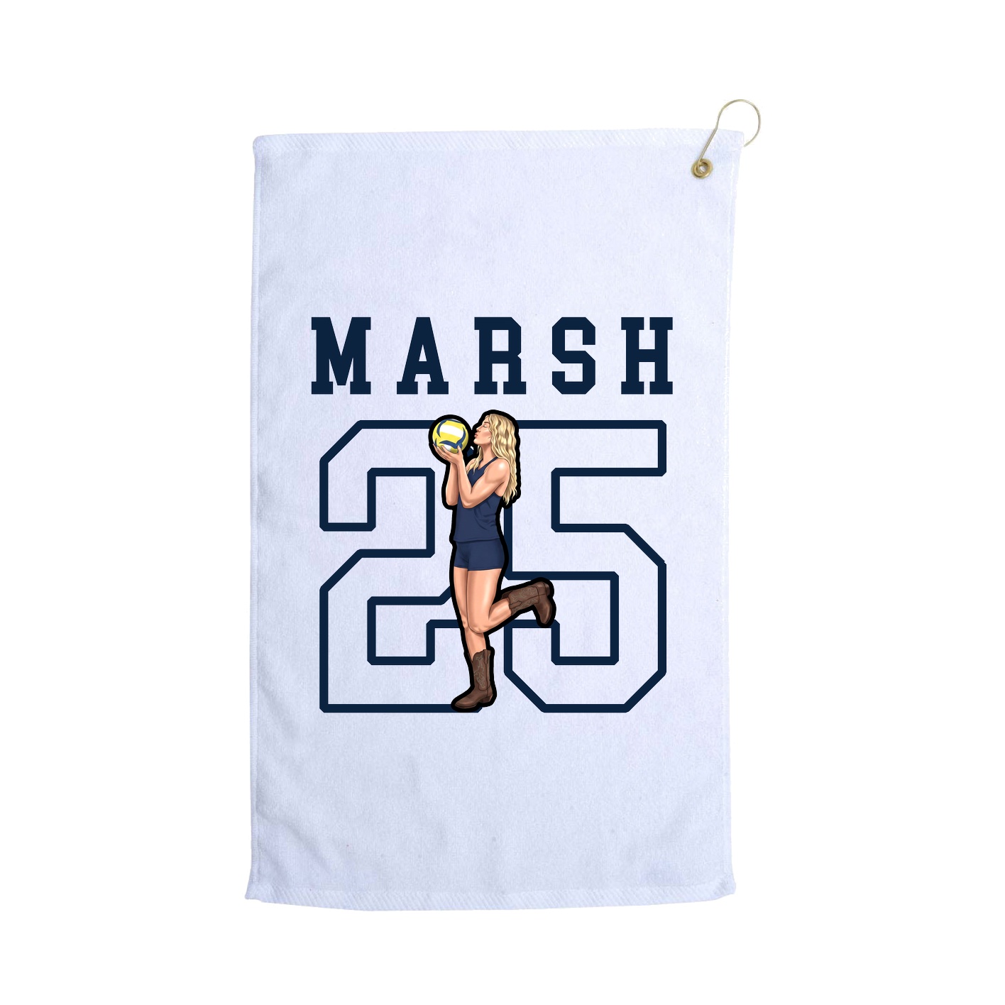 Golf Towel — Shirsey in White