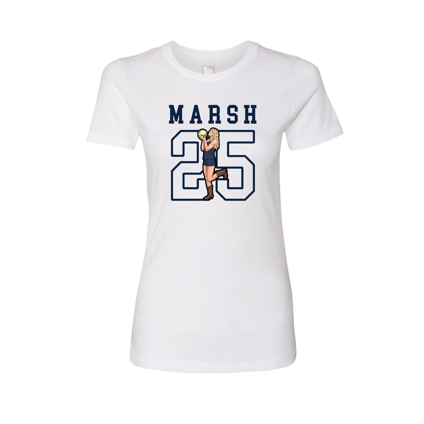 Fitted Women's Tee — Shirsey in White