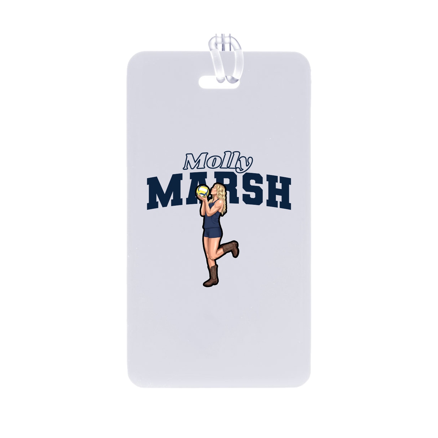 Bag Tag — Name Arch in Classic