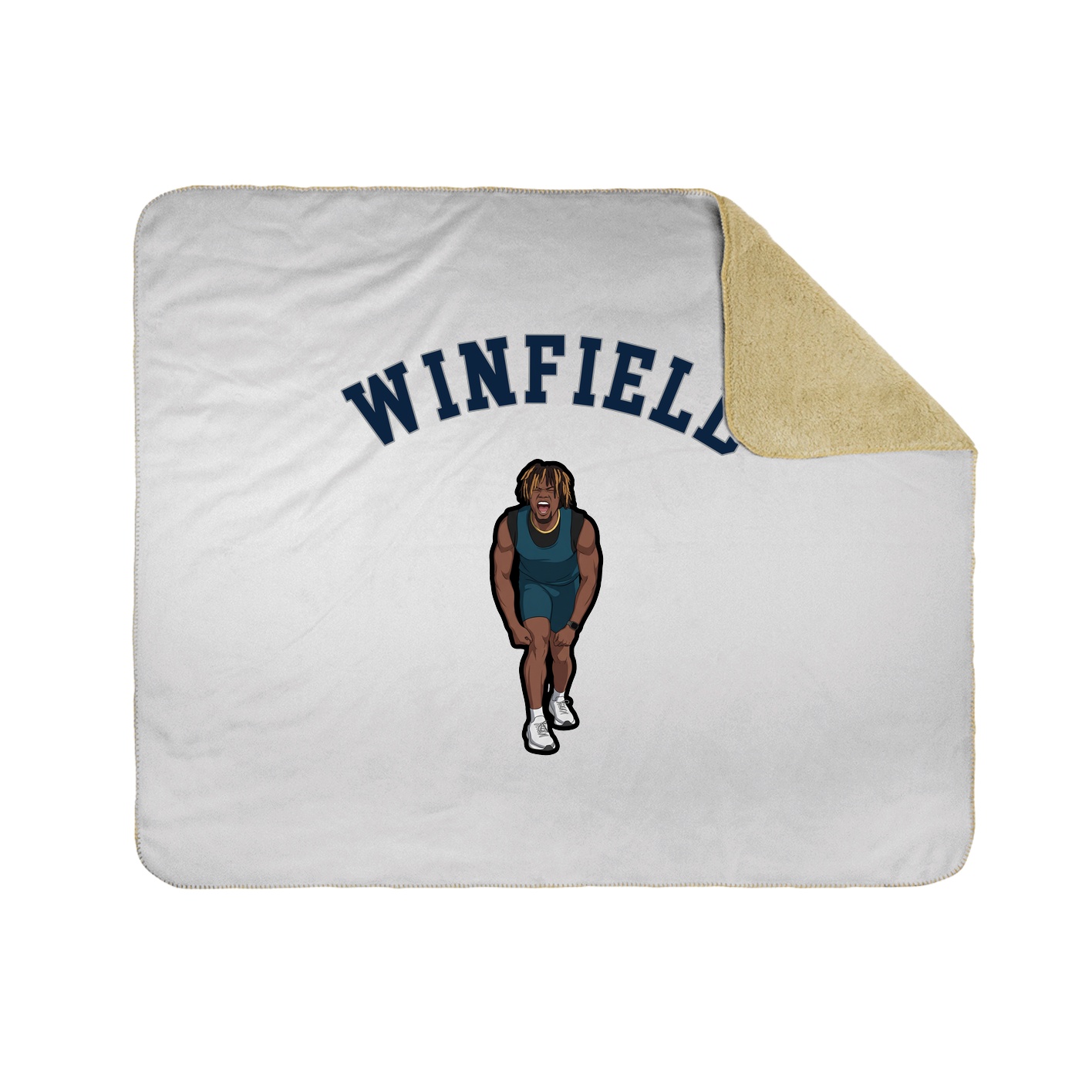Throw Blanket — Shirsey Arch in White