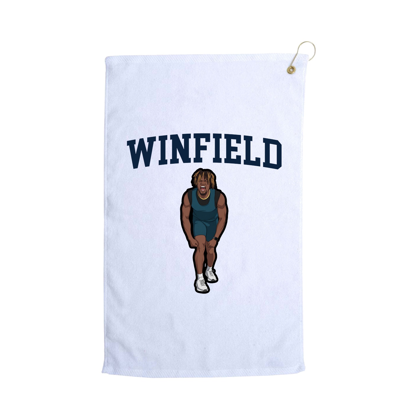 Golf Towel — Shirsey in White