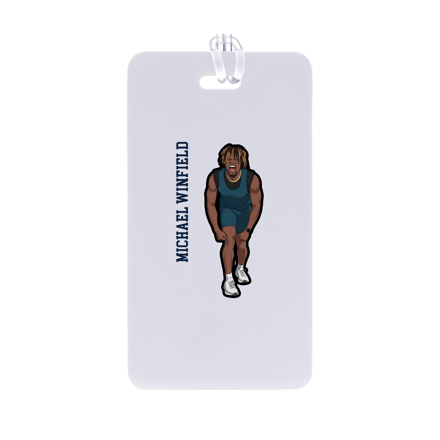 Bag Tag — Name Vertical in Classic
