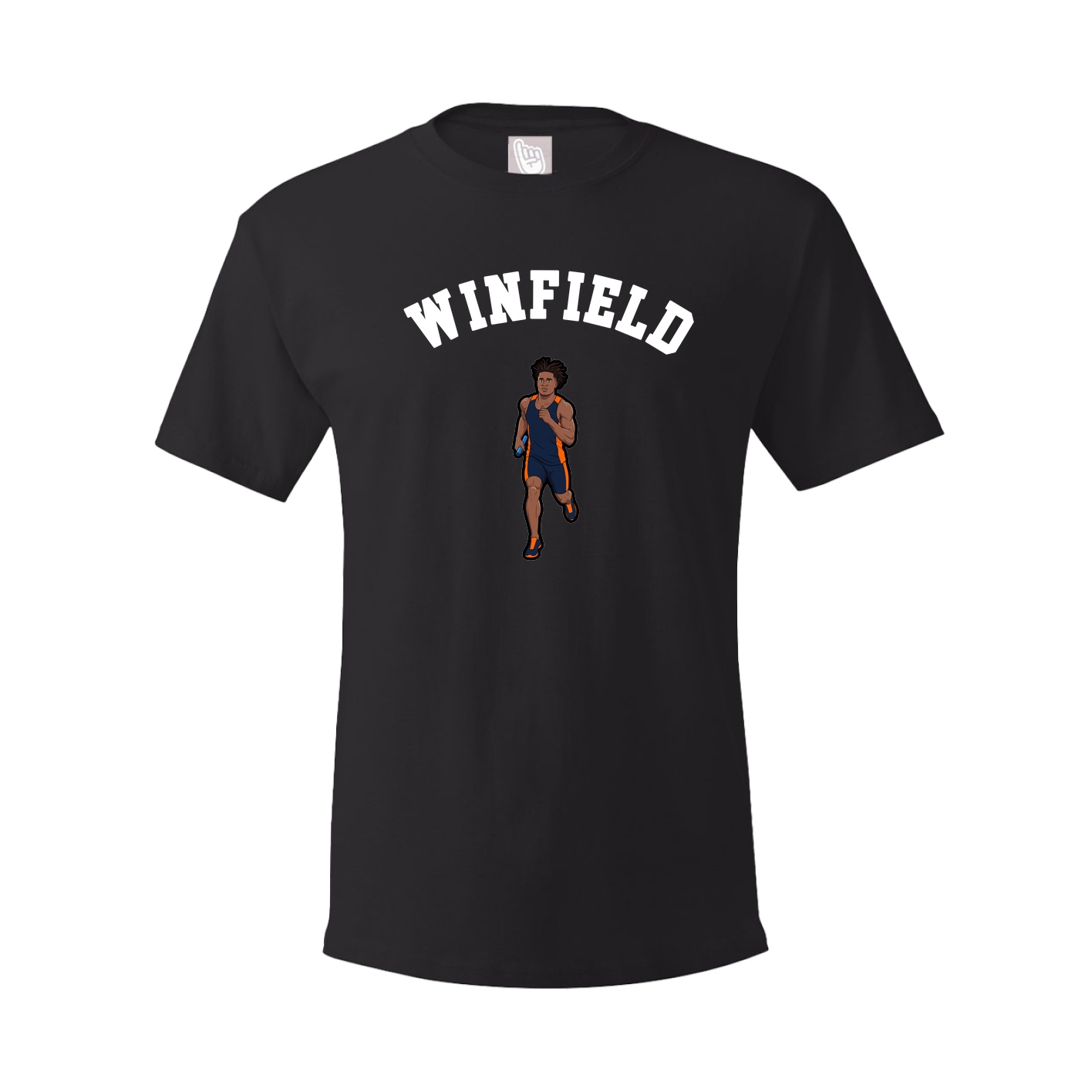 Youth Tee — Shirsey Arch in Black