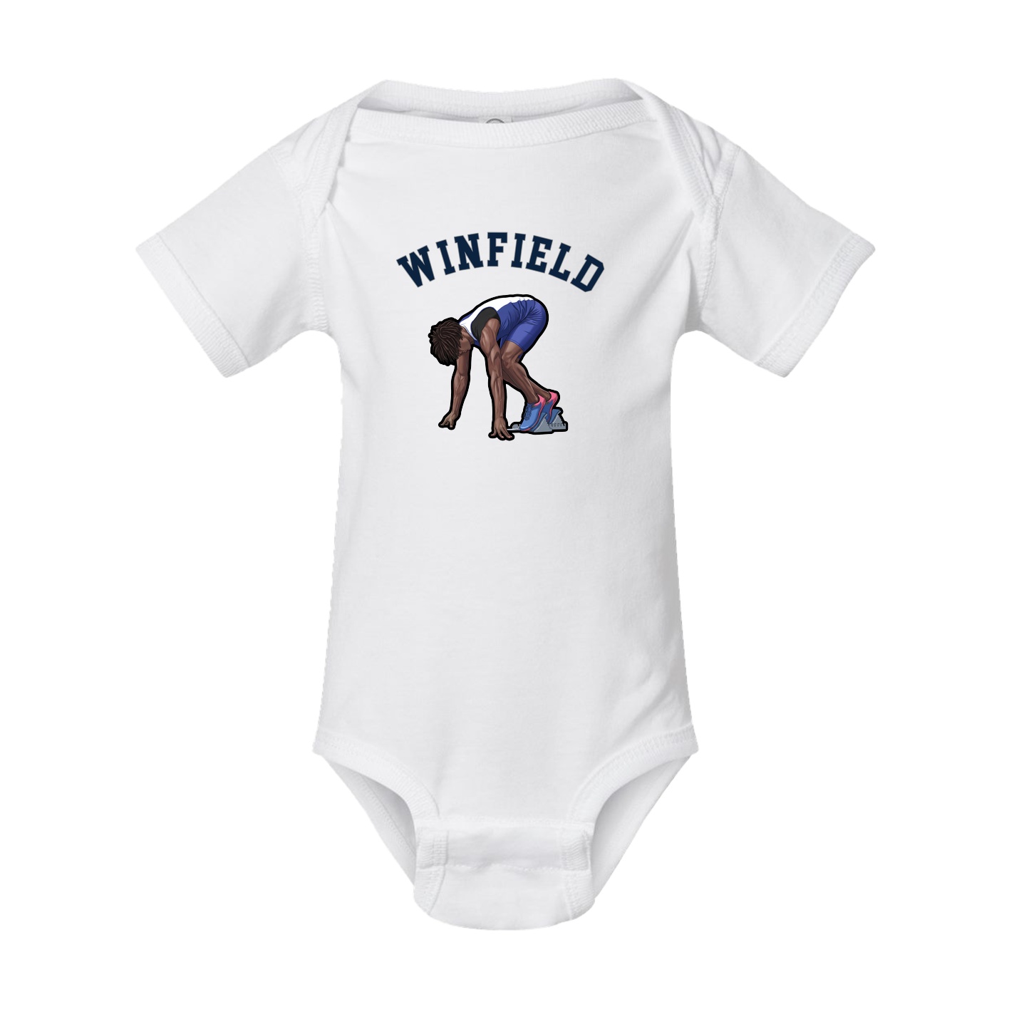 Baby Onesie — Shirsey Arch in White
