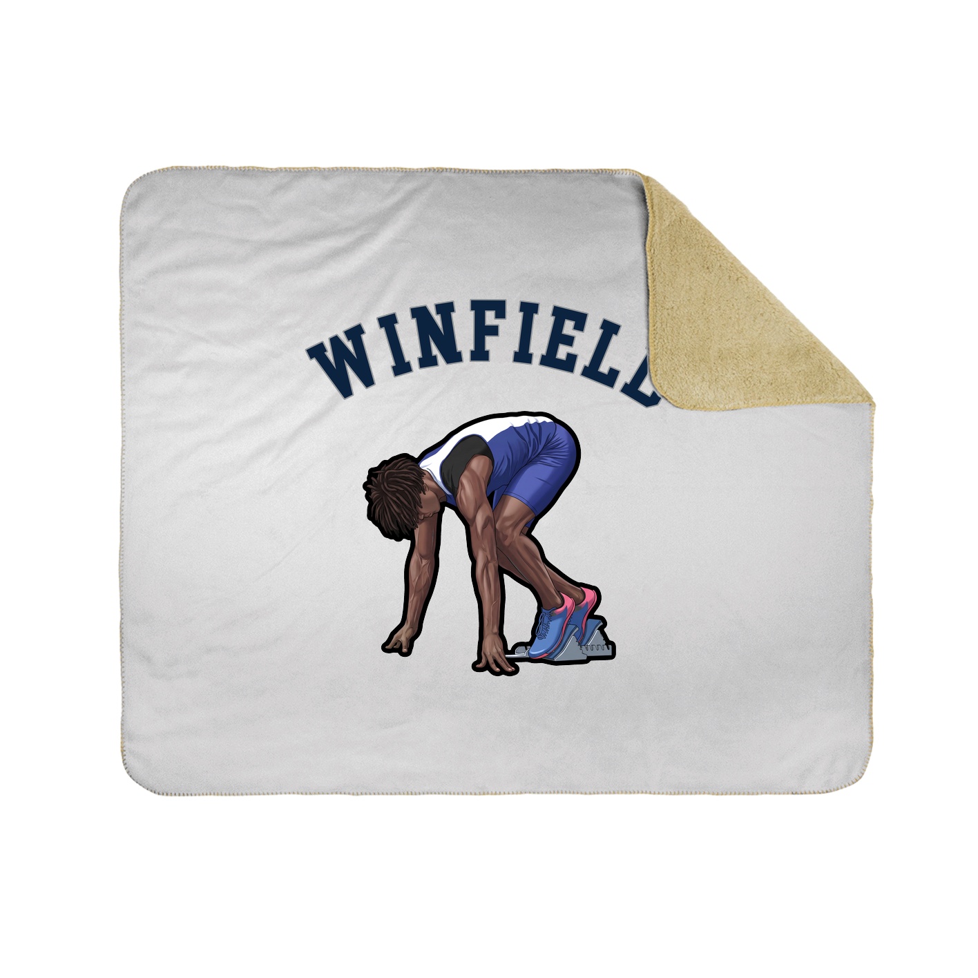 Throw Blanket — Shirsey Arch in White