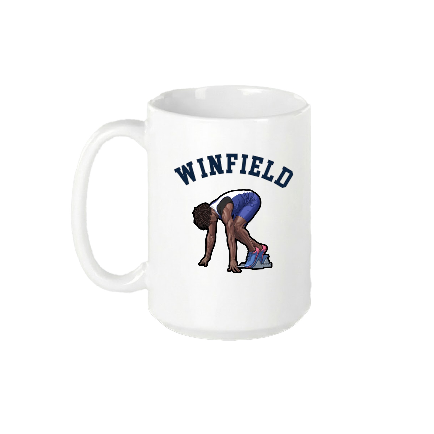 15oz Coffee Mug — Shirsey Arch in White