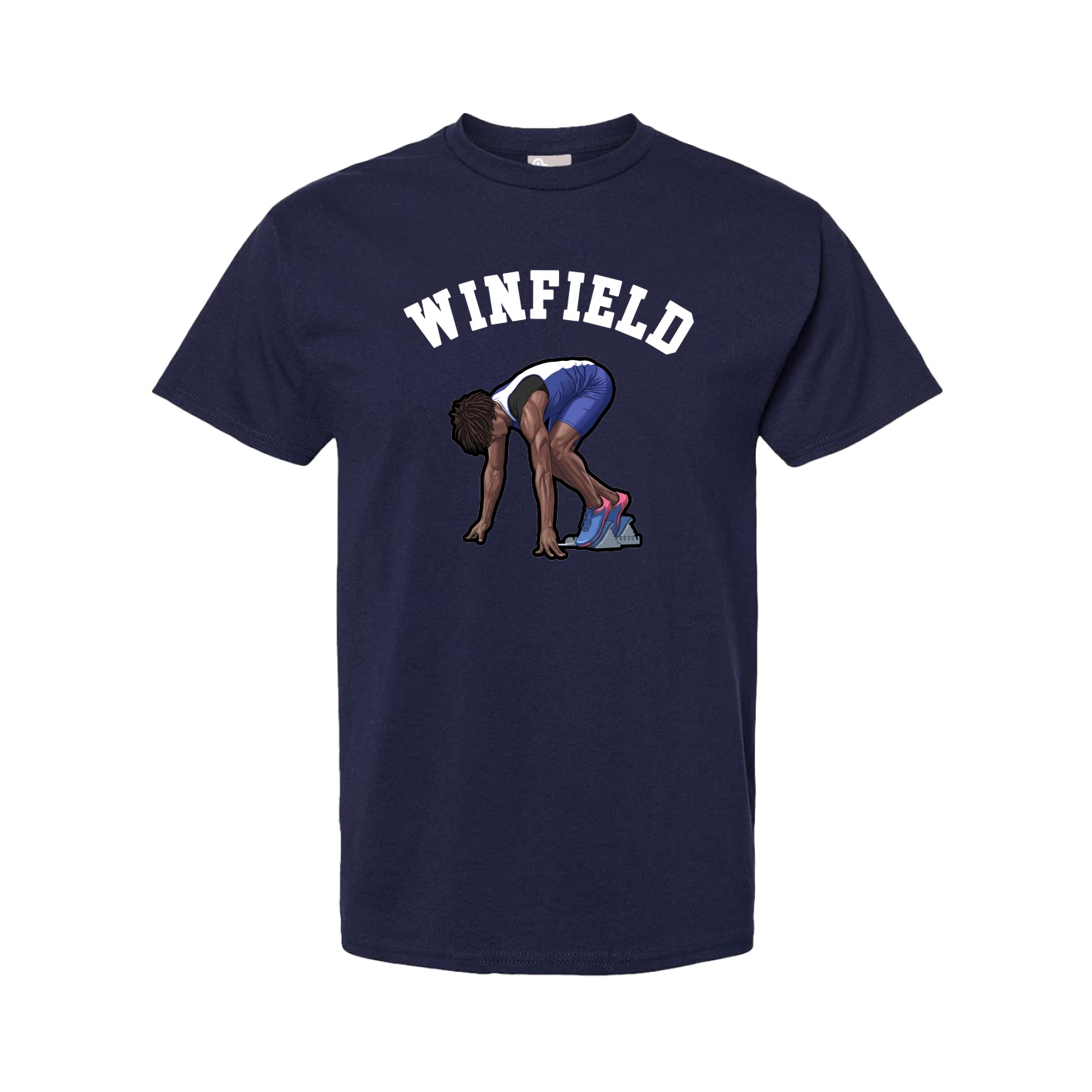 Youth Tee — Shirsey Arch in Navy