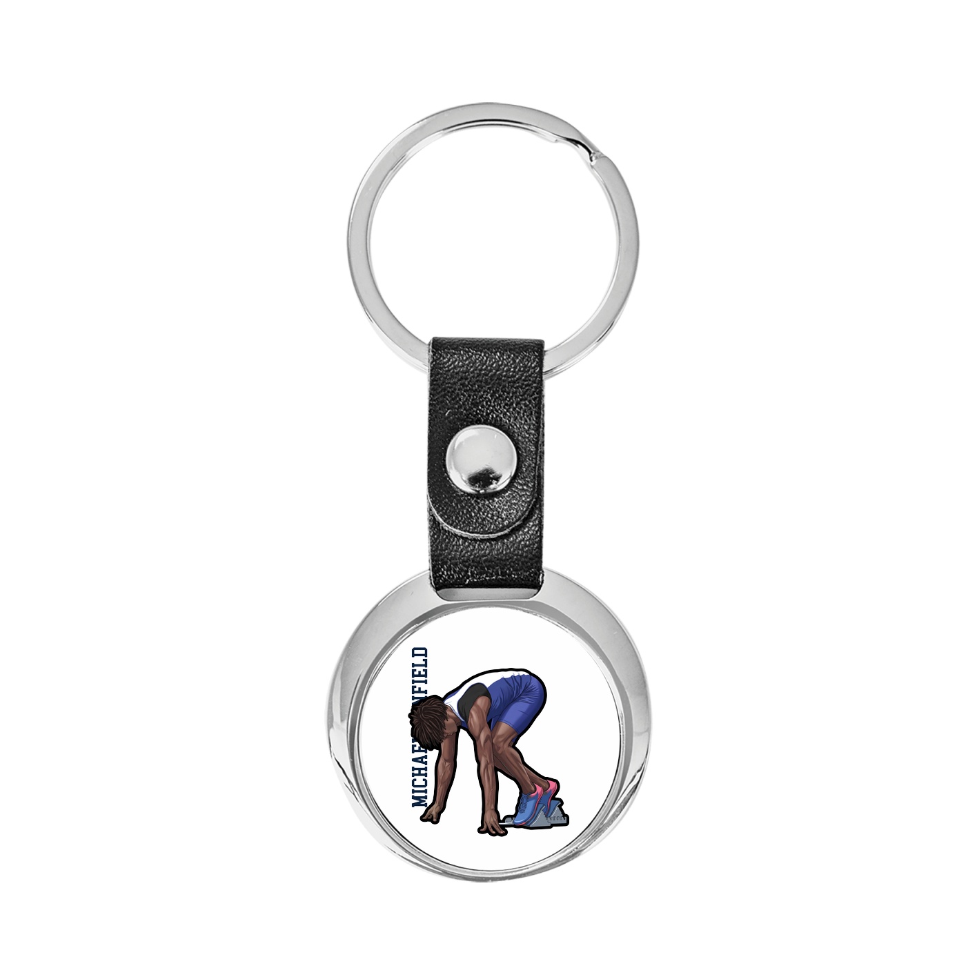 Key Chain — Name Vertical in Classic