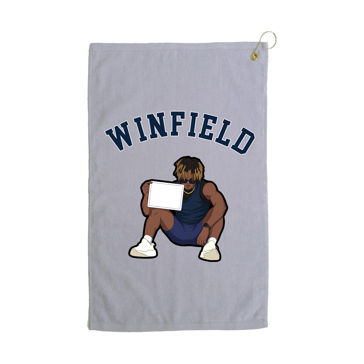 Golf Towel — Shirsey Arch in Grey