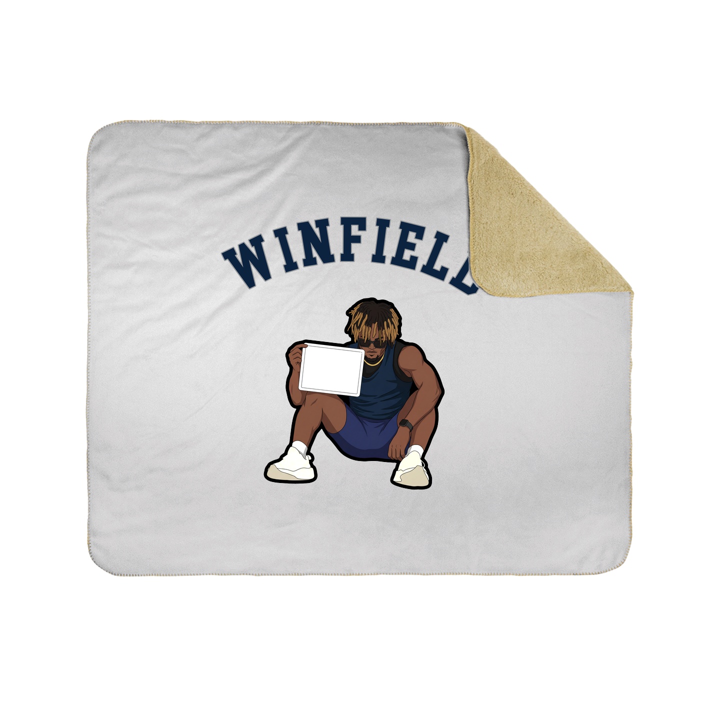 Throw Blanket — Shirsey Arch in White