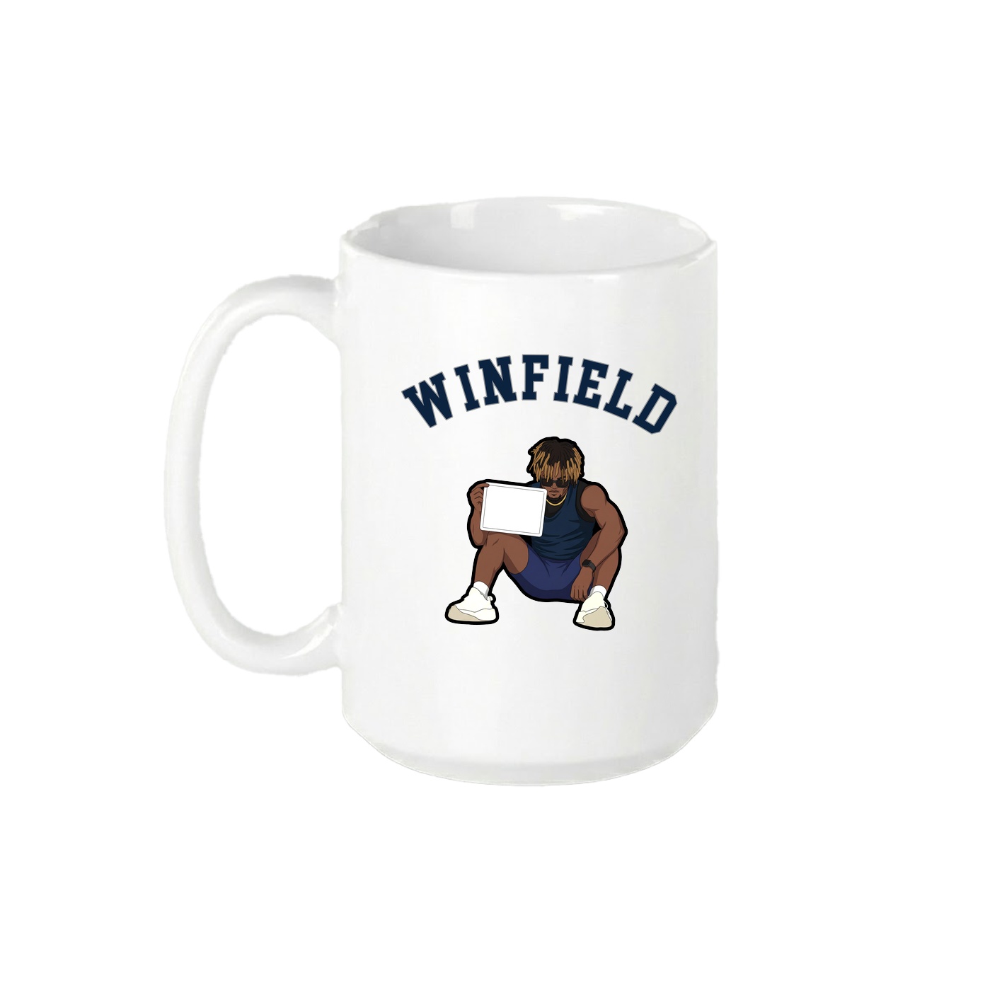 15oz Coffee Mug — Shirsey Arch in White