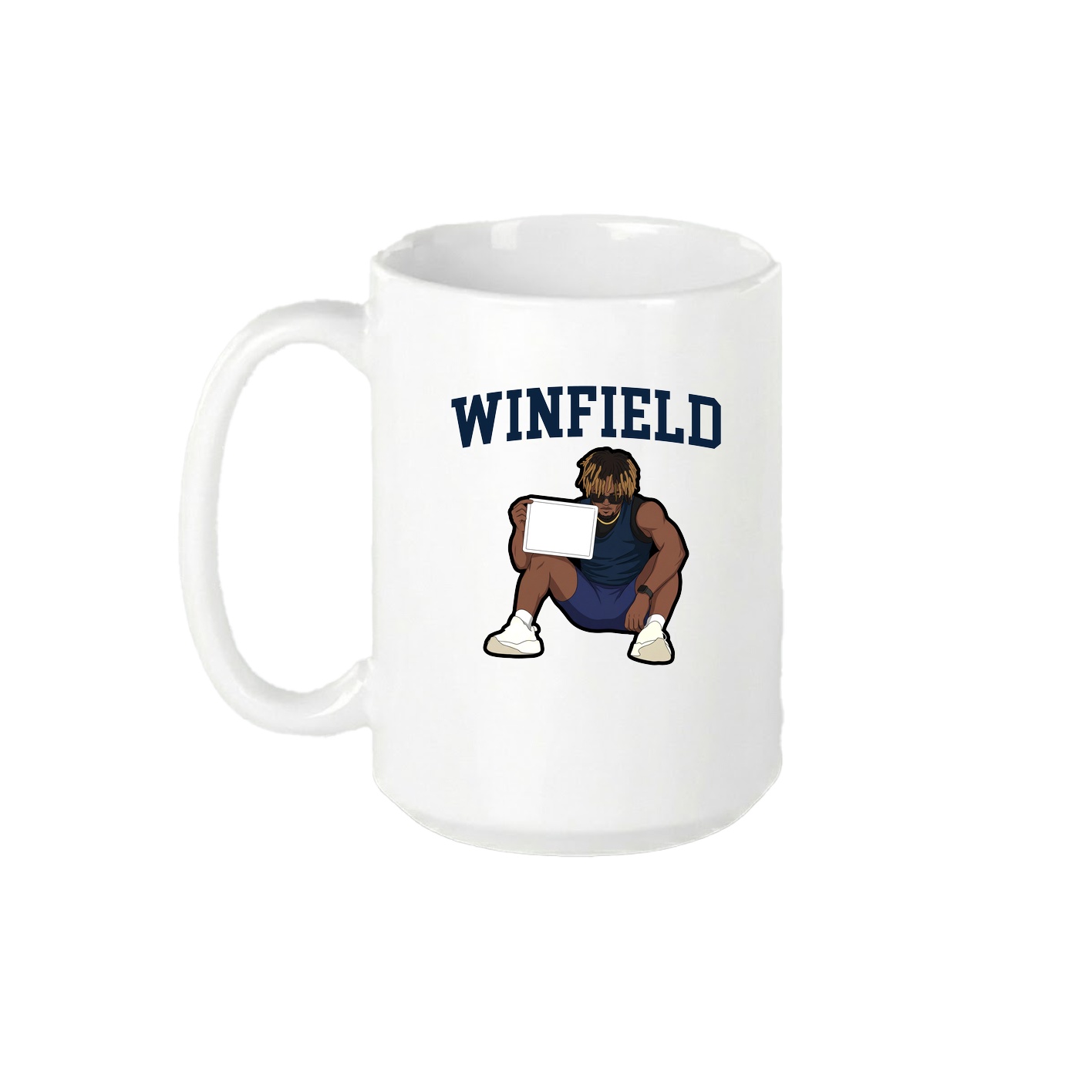 15oz Coffee Mug — Shirsey in White