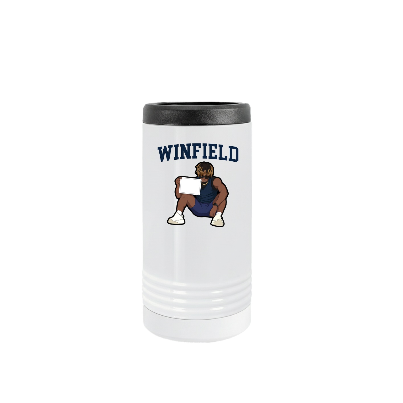 Slim Beverage Holder — Shirsey in White